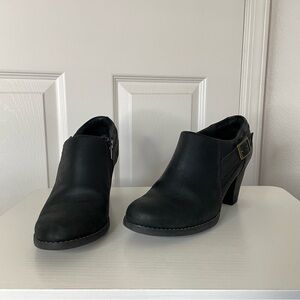 Clarks Black Ankle Boots